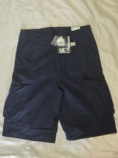 Vintage New Mens Oversize 36 Nike Limited Edition le Cargo Shorts Navy Blue Y2K