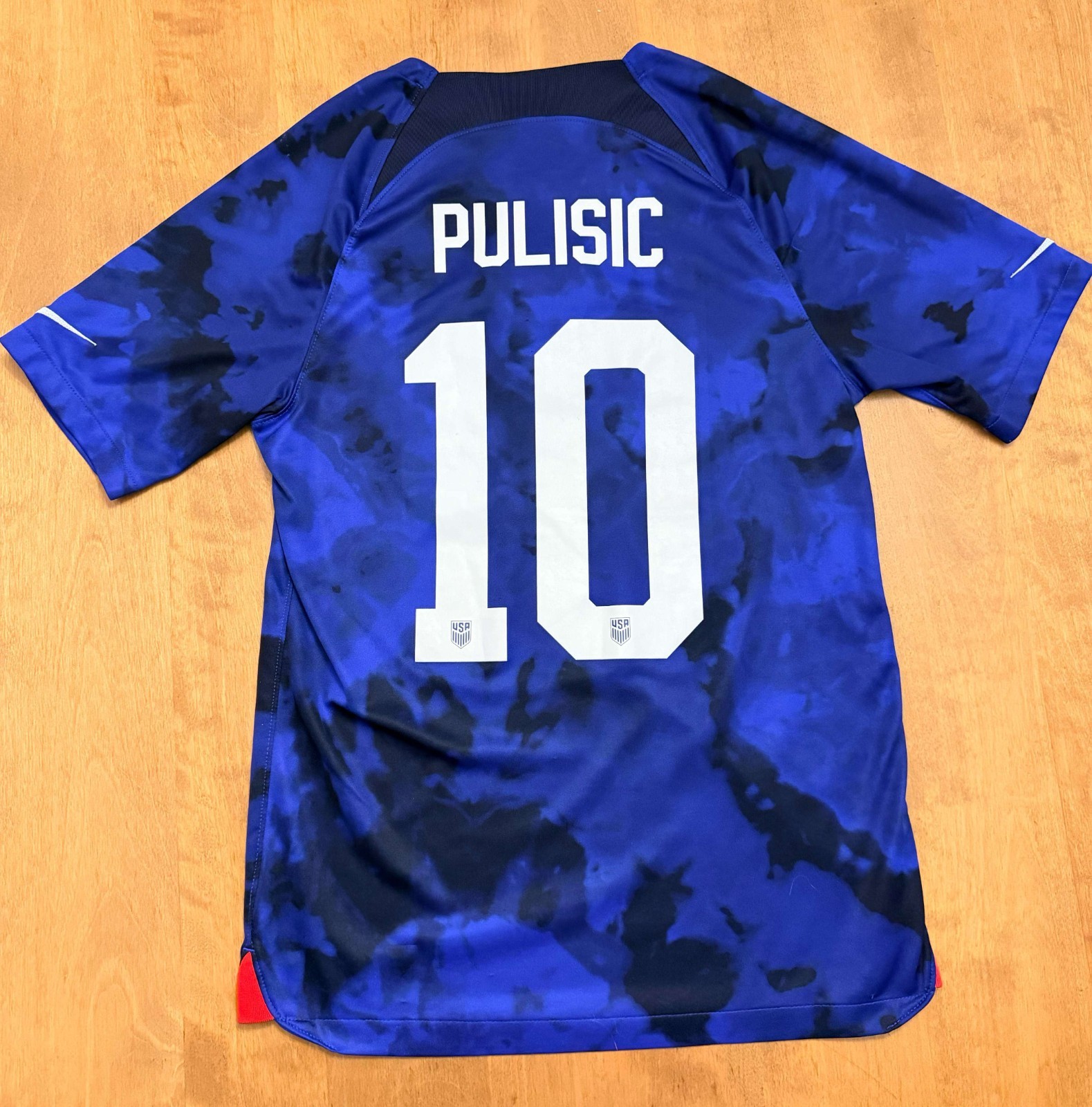 Nike 2022/23 USA Away Jersey #10 Pulisic Men's Small Soccer World Cup USMNT Kit