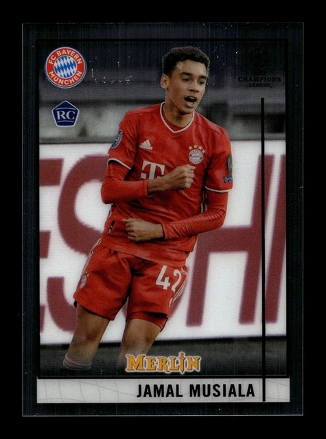 Jamal Musiala 2020 Topps Merlin Chrome UEFA