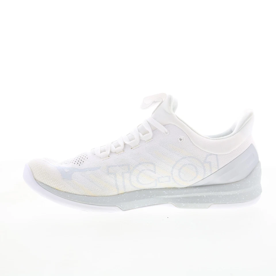 Zapatos deportivos de entrenamiento cruzado de lona blanca Mizuno TC-01 31GD190101 para mujer Foto 3 de 4