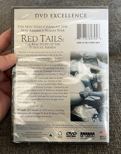 Red Tails: The Real Story of the Tuskegee Airmen (DVD ,2012) Excellence New - Picture 2 of 2