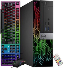 Dell OptiPlex 5060 RGB Desktop RX 550 4GB Intel i5-8500 Six Core Turbo 32GB