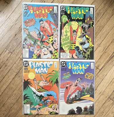 DC Comics Plastic Man #1-4 Comic Book Lot Set First Printing (1988)