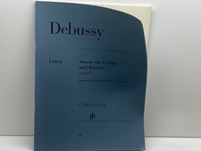 Sheet music Debussy Sonate Fuer Violine und Klavier g-moll