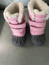 Cat  Jack Girls Faux Fur Winter Boots AEX57 Denver Pink Size 7