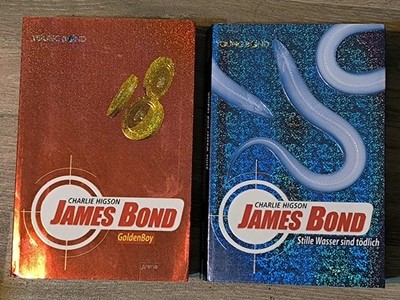2x JAMES BOND - GoldenBoy & Stille Wasser.- Charlie Higson - Sehr guter Zustand 