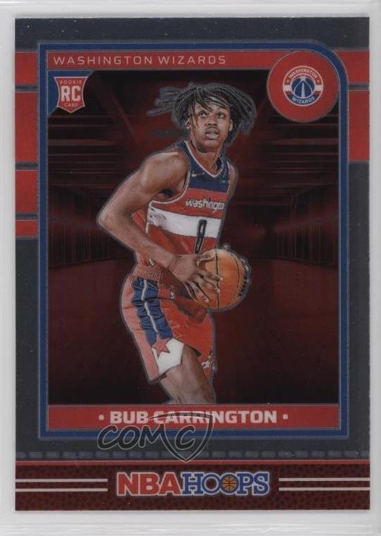 2024-25 Panini NBA Hoops Rookies Premium Bub Carrington #244 0q0