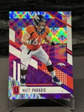MATT PARADIS 2017 Panini Unparalleled FUTURE FRAME ROOKIE RC SP /99 BRONCOS