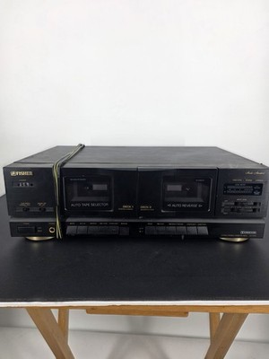 Fisher CR-W683 Studio Standard Double Cassette Deck Tape Player Dolby NR Tested