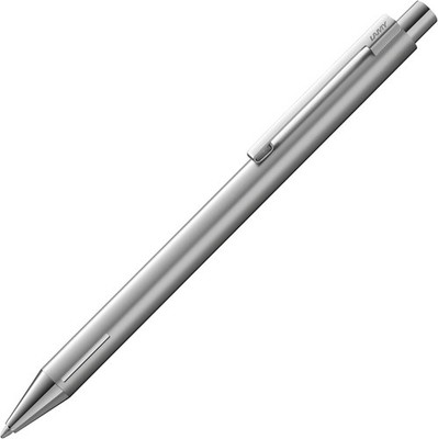 Kugelschreiber econ 240 Edelstahl matt, mit Druckmechanik