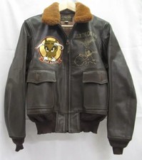 [USED] TOY’S MCCOY TYPE G-1 FLIGHT JACKETSPEC 55-J-14 FELI the cat TMJ1111 Brown