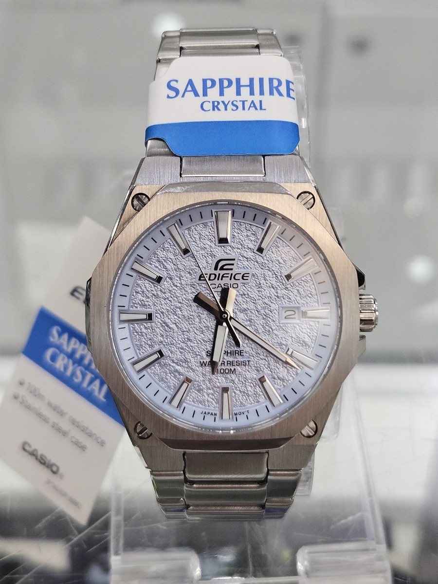 NEW 2025 Casio Edifice EFR-S108DE-8AV Men's Watch Sapphire Glass