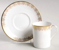 Royal Doulton Gold Lace Demitasse Cup & Saucer 2127782