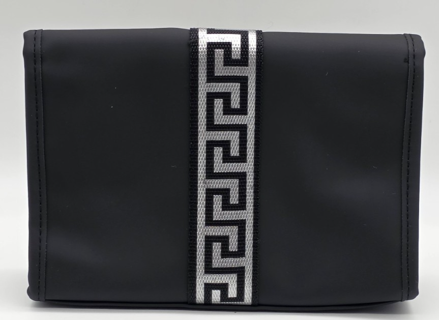 VERSACE Travel Case Pouch Toiletry Bag Black Institutional New