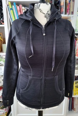 Trainingsjacke Damen Schwarz Gr.42/44Polyester gefüttert Gebraucht Guter Zustand