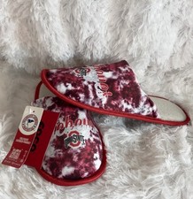 Foco Womens OHIO STATE BUCKEYES Slippers Size L 9-10 NWT
