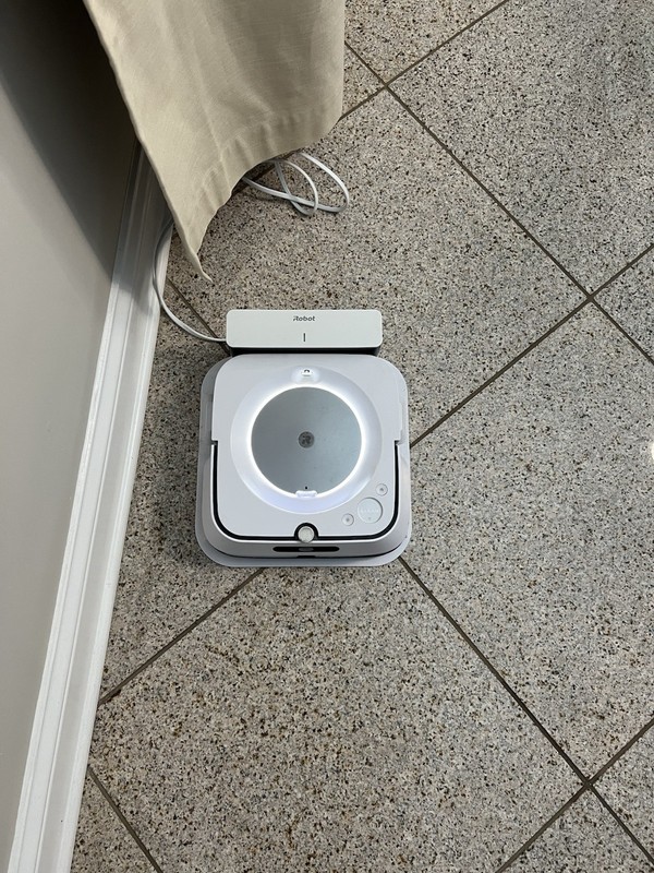iRobot Braava Jet M6 Ultimate Wi-Fi Connected Robot Mop  White