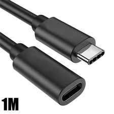 USB C Male To Female Extension Cable Fast Charging Data Cable For Laptop