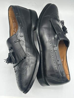 Allen Edmonds Loafers Shoes Arlington 10.5 C Black Longwing  display picture 1