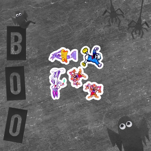 Cartoon Bubble-free stickers - Bild 4 von 7