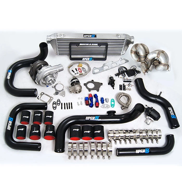 Civic Integra B-series B16 B18 B20 T3 T3/T4 Turbo Kit Keep AC and Power  Steering