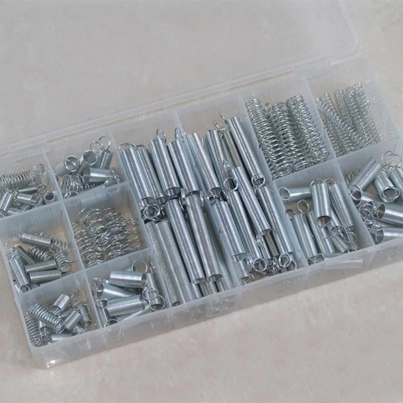 Surtido de 200 resortes de tensión de extensión de tambor de hardware eléctrico de acero para automóvil Foto 4 de 4