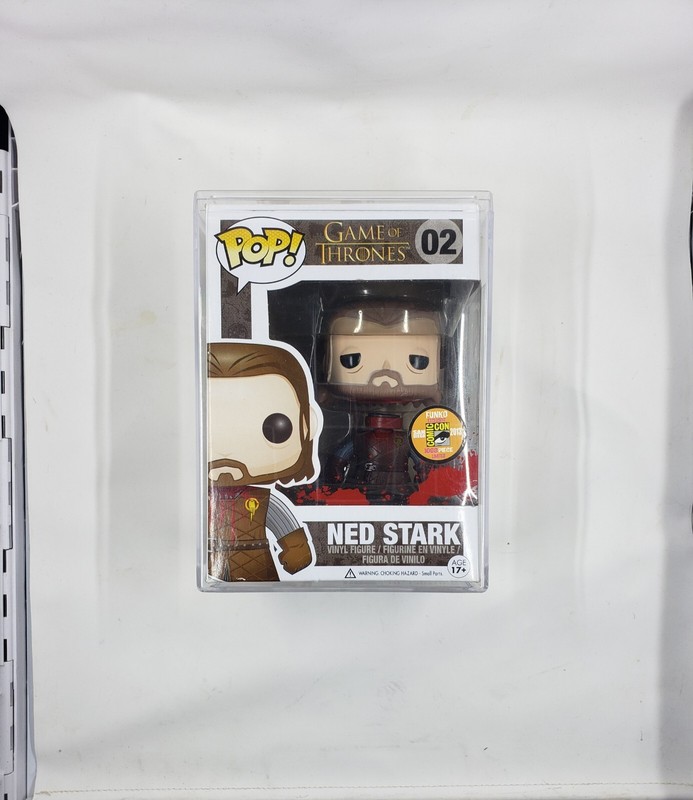 Authentic Funko Pop GOT Headless Ned Stark #02 SDCC 2013 LE 1008 pcs