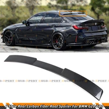 For 19-2026 Bmw G20 320i 330i M340i G80 M3 Carbon Fiber Rear Window Roof Spoiler