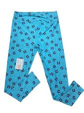 TC LuLaRoe Leggings Flip Flops Sandals Beach Blue Fits 12/18