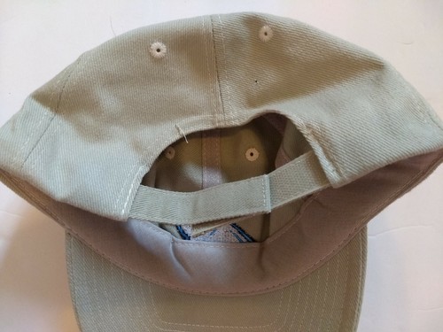 NFL Carolina Panthers Football Hat Adjustable Hook and Loop Adult Cap Khaki - Picture 6 of 10