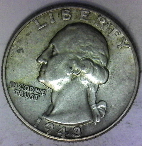 Nice Collector grade 1943  Washington Quarter Buy it now Free Shipping in USA