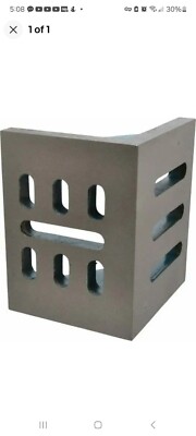 1Pc Angle Plate 6'' Wide x 4-1/2'' Deep x 5'' Cast Iron Partially Machined (6F1)