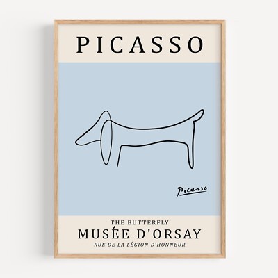 Pablo Picasso Exhibition Retro Vintage Wall Art Poster Print PP81