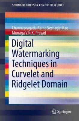 Watermarking Techniques in Curvelet and Ridgelet Domain, Paperback by Rao, Ch...