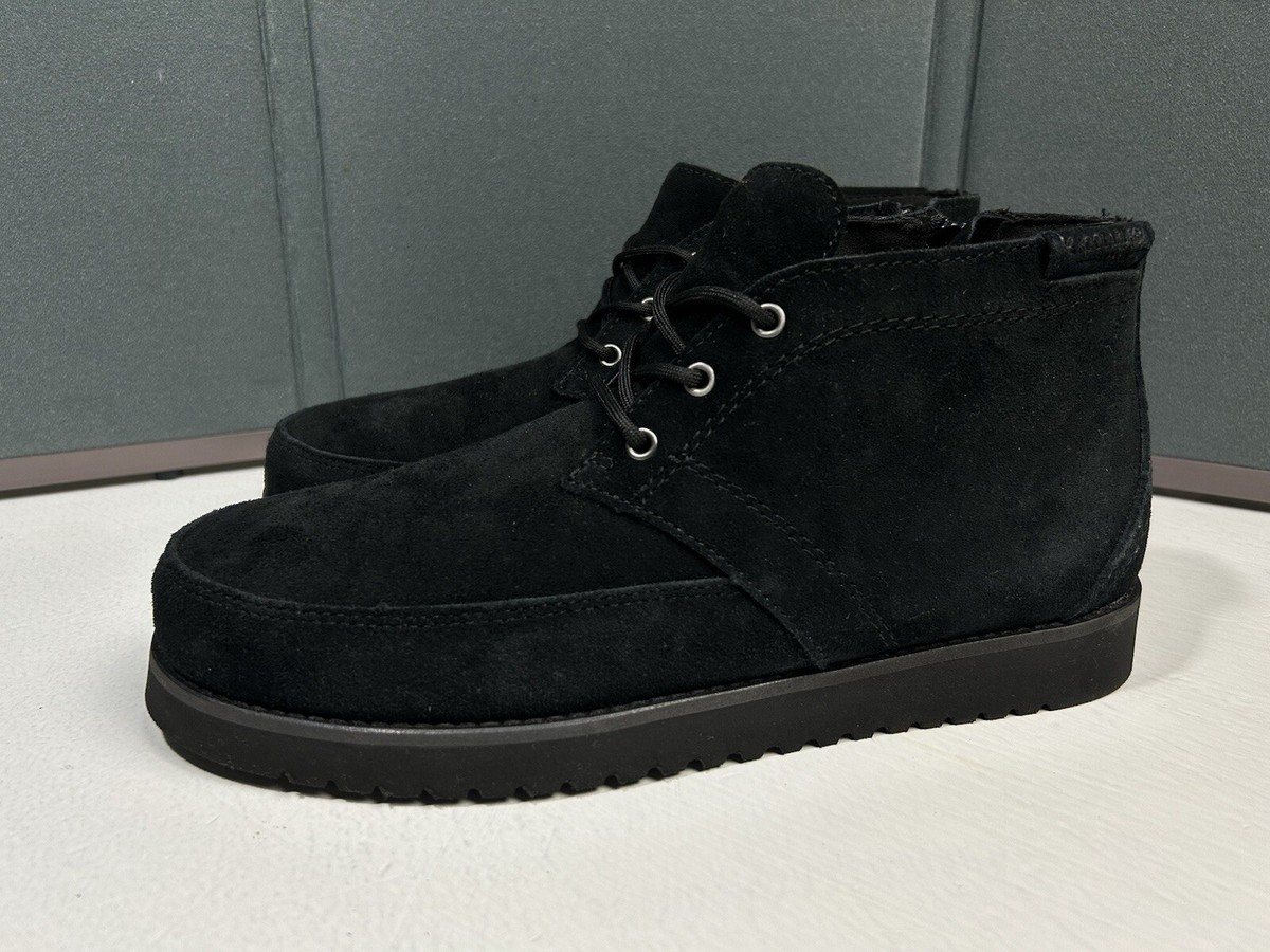 Koolaburra by UGG Men's Asaiah Chukka Boots Black Leather Men's