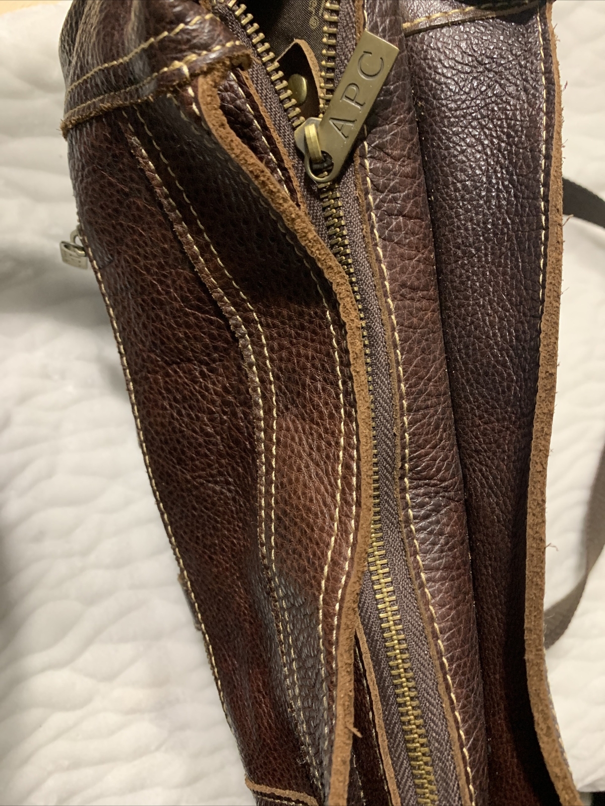 Ameri Leather Dark Brown Bag Shoulder Bag. - image 12