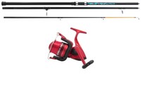 16 Ft Mitchell Rod & Large Size 70 Reel Beachcaster Beach Sea Fishing 16 Ft Mitchell Rod & Large Size 70 Reel Beachcaster Beach Sea Fishing