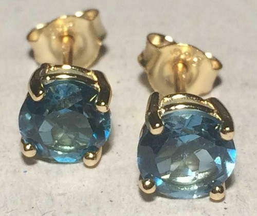Earrings Topaz, Garnet, Peridot.... 5 & 6mm Solid Silver Stamped - Picture 22 of 41