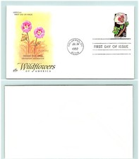 S01-3353, WILDFOWERS, DESERT FIVE SPOT, ARTCRAFT FDC