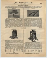 1931 PAPER AD Manley Car Auto Elevator Lifts Gas Station