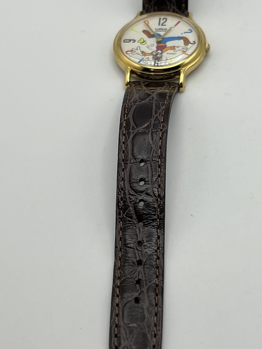 VINTAGE Disney GOOFY ANIMATED WATCH Up Side Down Rotating  display picture 1
