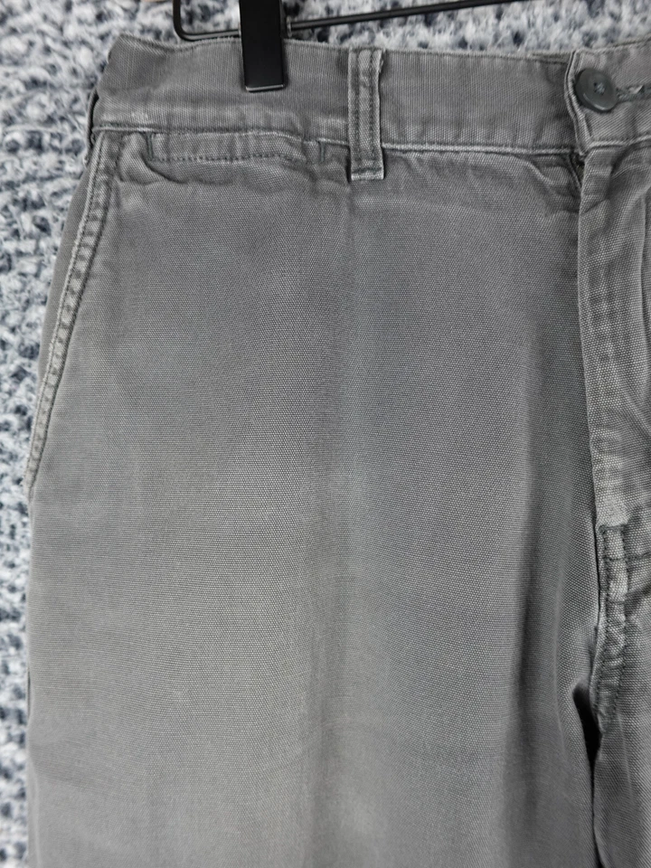 Pantalones Chinos Patagonia ALGODÓN ORGÁNICO Sarga Para Hombre 34 Rectos Informales GRIS De Colección Foto 2 de 4