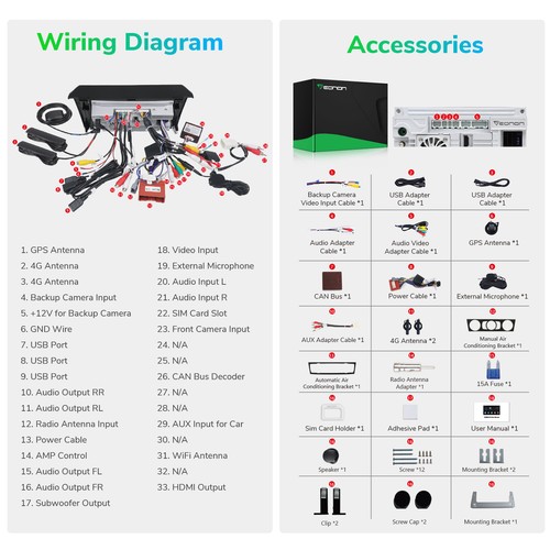 E90A12S 8-Core Android 13 Car Play Stereo Radio For BMW 3 Series E90 E91 E92 E93 - Picture 23 of 23