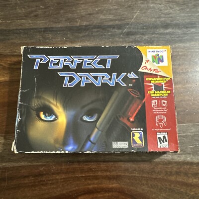 Perfect Dark - N64 Nintendo 64 - Complete in Box CIB | eBay