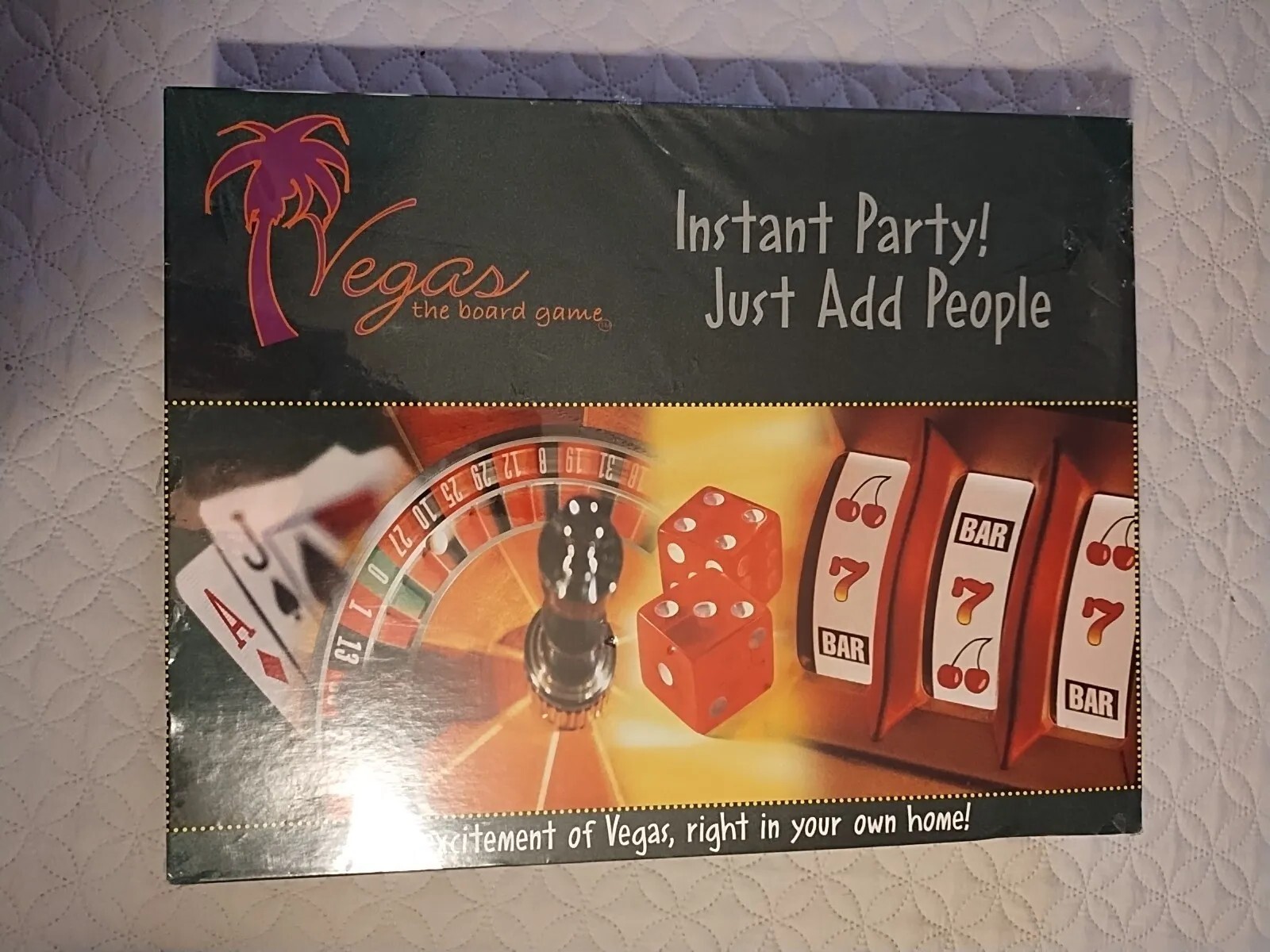 VEGAS The Board Game Las Vegas Slots Craps Blackjack Roulette Games