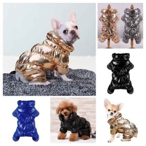 Dog Winter Coat Windproof Fleece Warm Thick Puppy Jacket Clothes for Snow Rainy