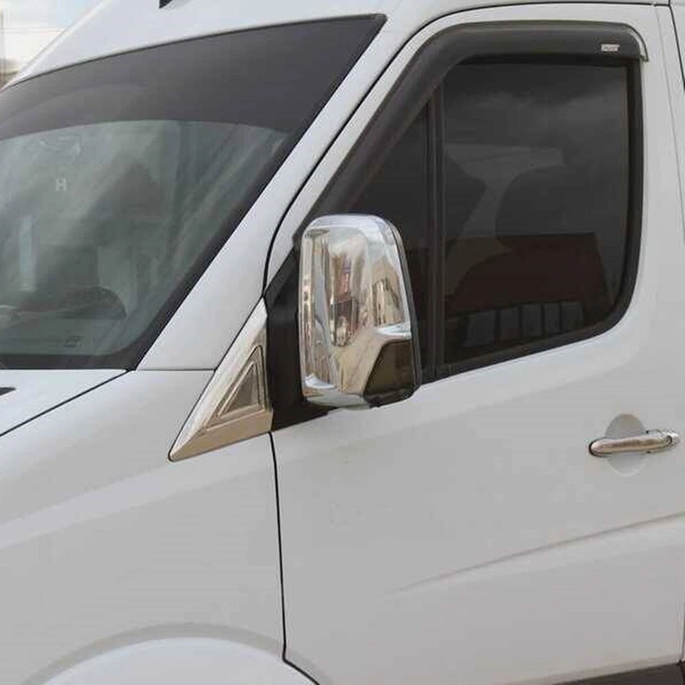 Cubierta de espejo cromada 2 piezas para VW Crafter Modelos 2006-2017 ABS. Foto 2 de 4