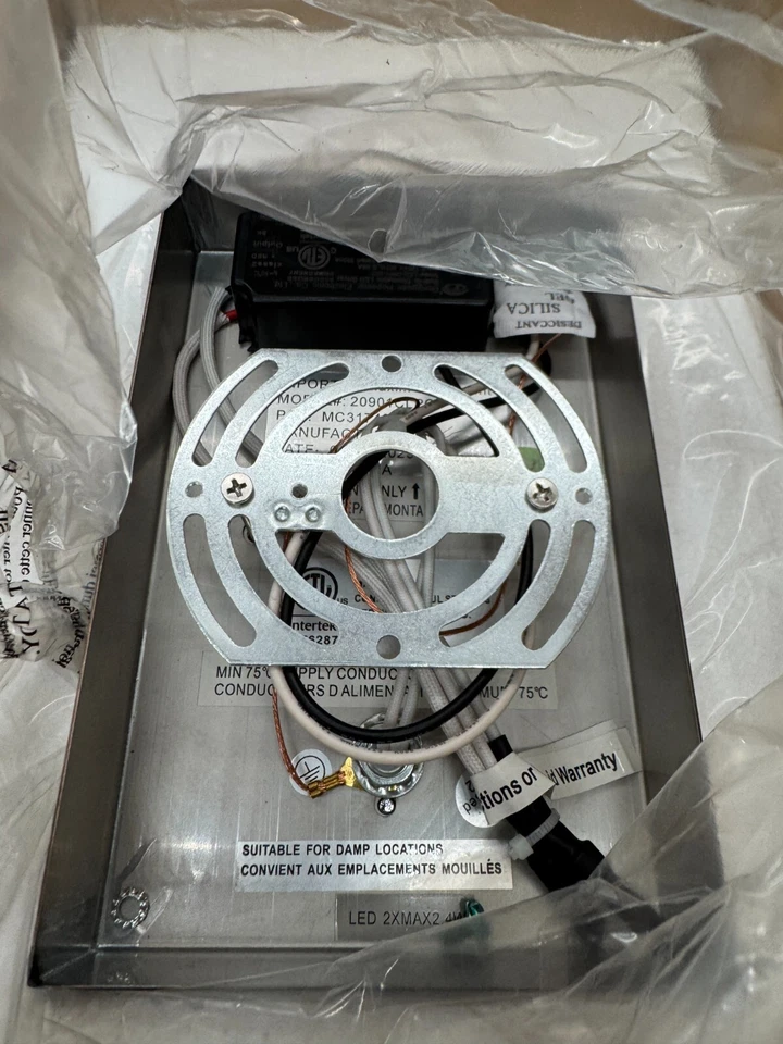 Maxim Lighting 20901CLPC Sync 5" LED Bath Light, Polished Chrome/Clear Glass - Image 3 of 4