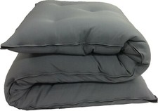 Twin Floor Rolling Futon Mattresses, Sleeper Bedding Mats 3 x 39 x 80, Gray
