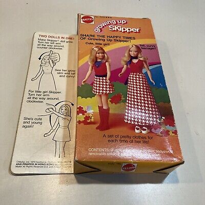 Vintage Mattel Growing up Skipper Doll 1975 